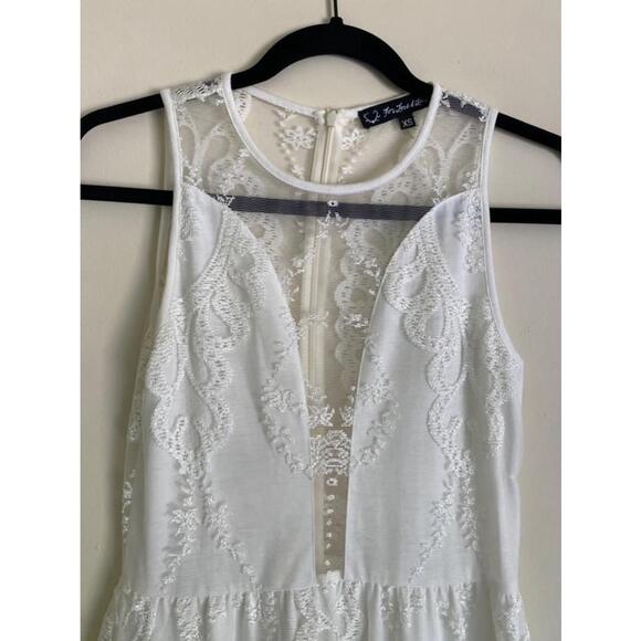 For Love & Lemons lulu White Lace mini Dress Size XS - Picture 4 of 10